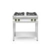 Gasherd Kitchen Line 4-flammig, offener Unterbau