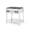 Gasherd Kitchen Line 4-flammig, offener Unterbau