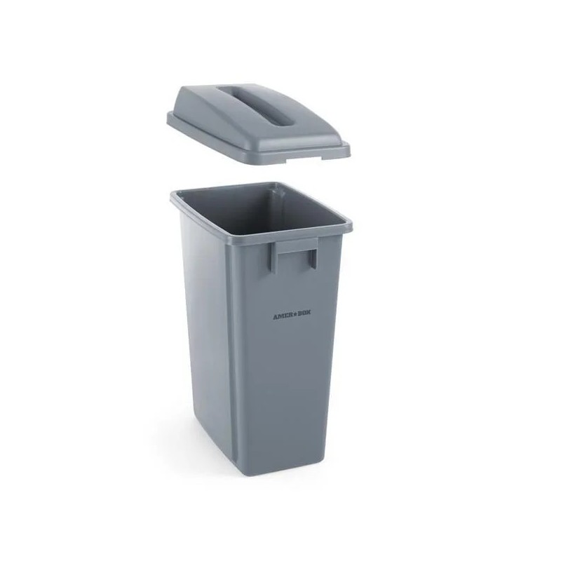 Slim waste bin