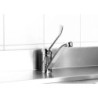 Sink tap with long lever