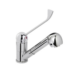 Pull-out basin tap