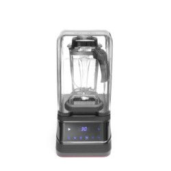 Digital bar blender with sound enclosure and BPA-free jug