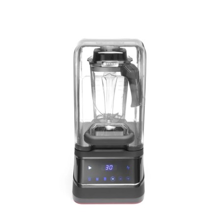Digital bar blender with sound enclosure and BPA-free jug