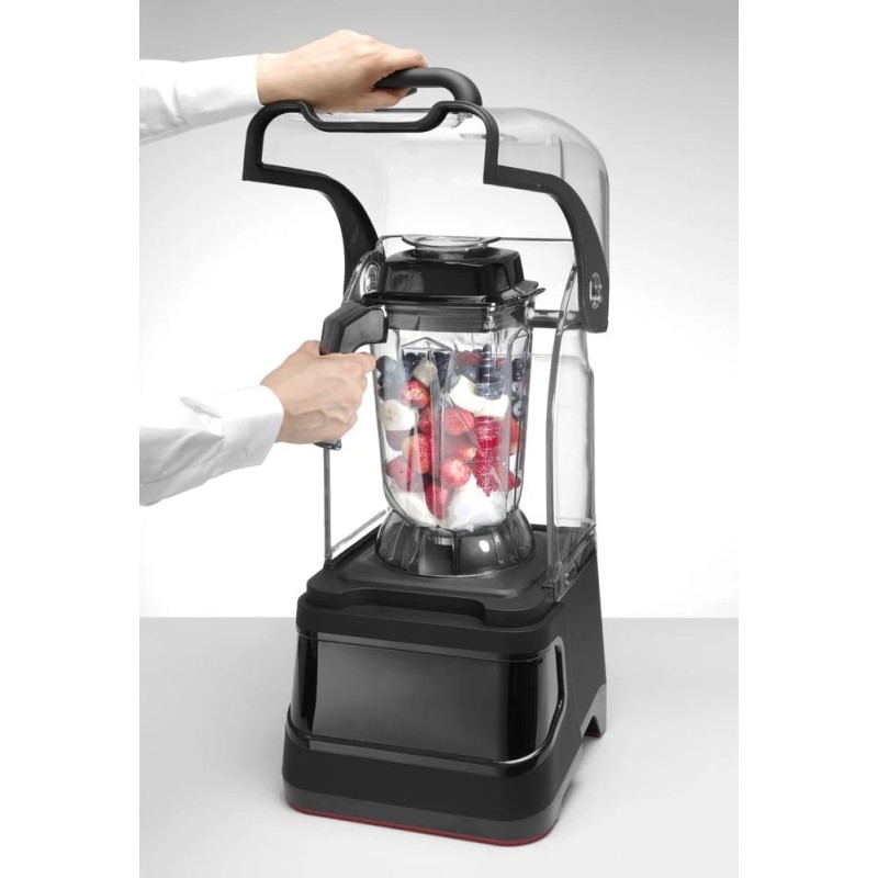 Digital bar blender with sound enclosure and BPA-free jug