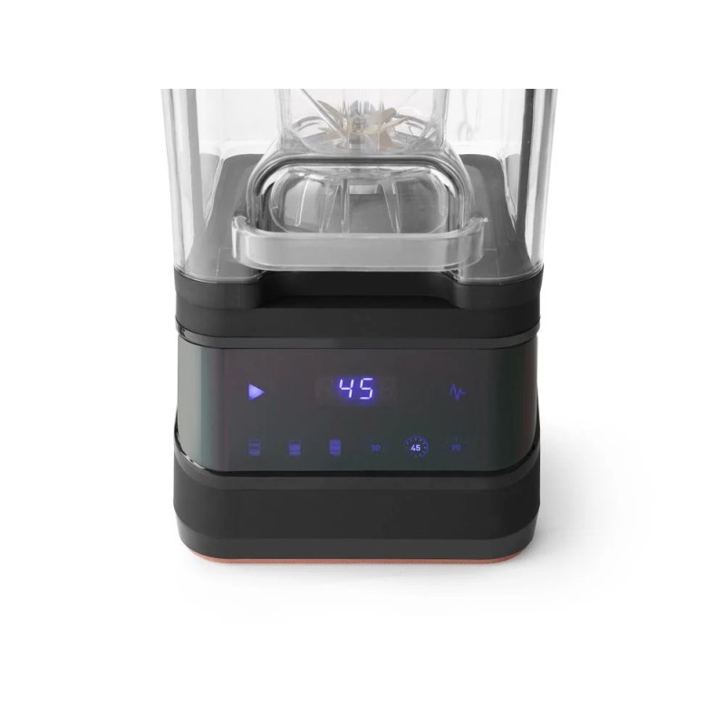 Digital bar blender with sound enclosure and BPA-free jug