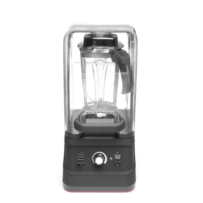 Bar blender with sound enclosure and BPA-free jug