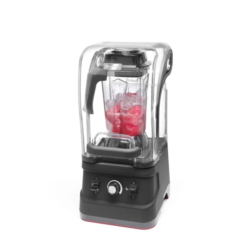 Bar blender with sound enclosure and BPA-free jug