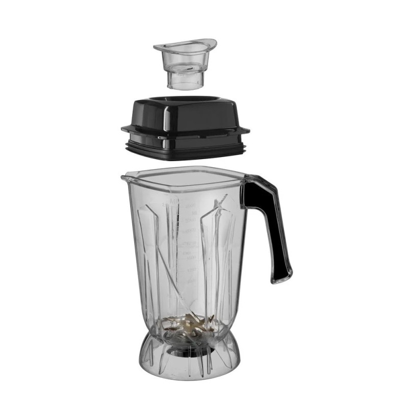 Bar blender with sound enclosure and BPA-free jug