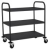Serving trolley matt black