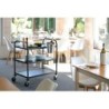 Serving trolley matt black