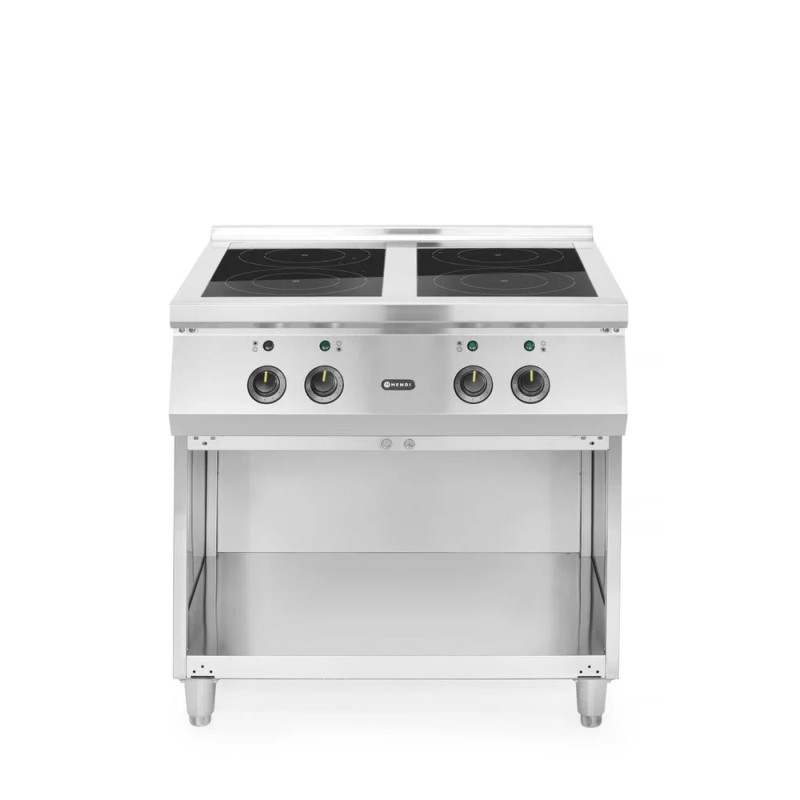 Induction stove with 4 hobs