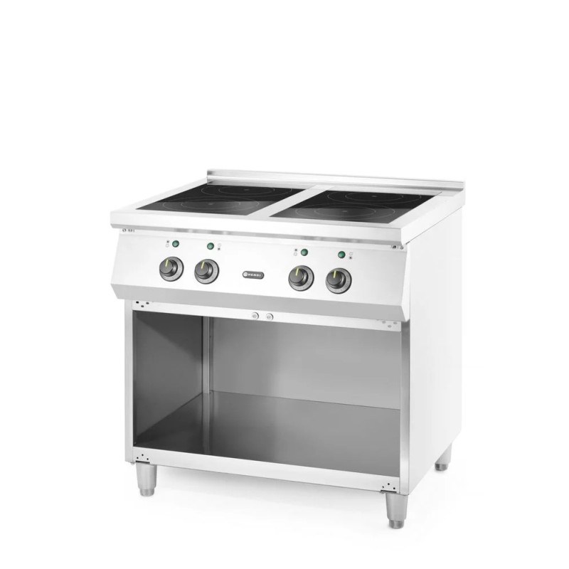 Induction stove with 4 hobs