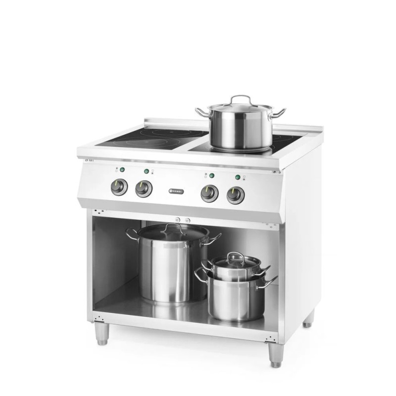 Induction stove with 4 hobs
