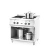 Induction stove with 4 hobs