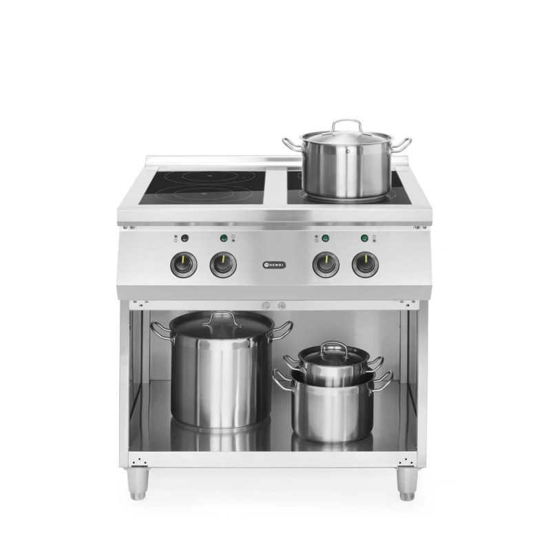 Induction stove with 4 hobs