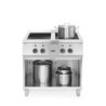 Induction stove with 4 hobs
