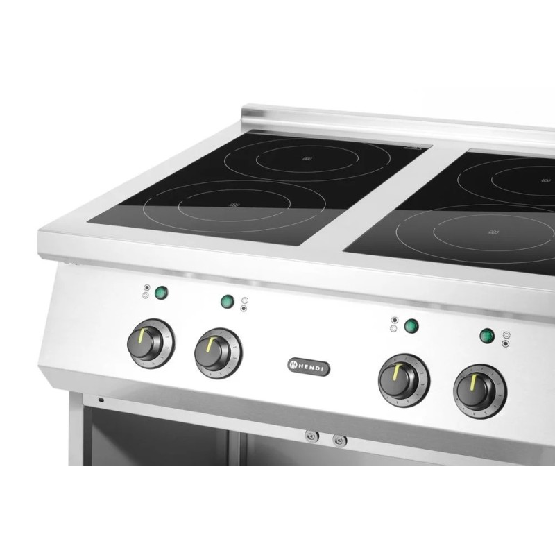 Induction stove with 4 hobs