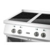 Induction stove with 4 hobs