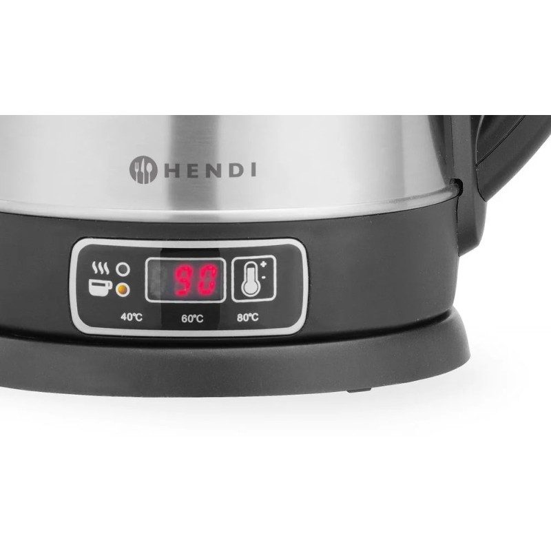Electric kettle cordless with temperature control