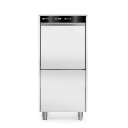 50x60 dishwasher for trays and pots – electronically controlled, with detergent dosing system and drain pump