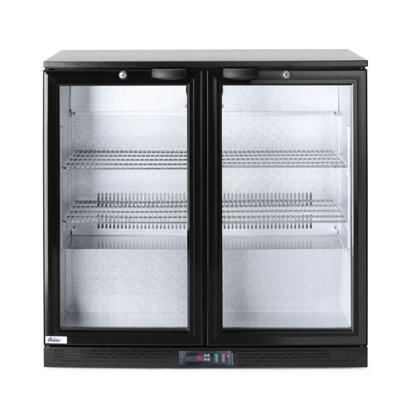 Back bar refrigerator double-door