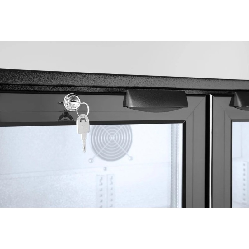Back bar refrigerator double-door