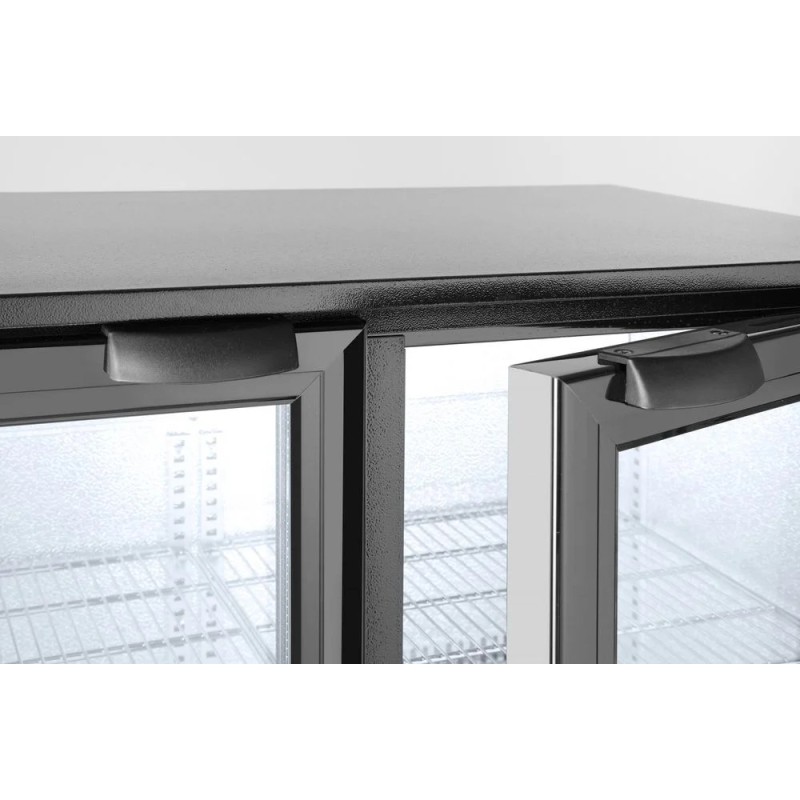 Back bar refrigerator double-door