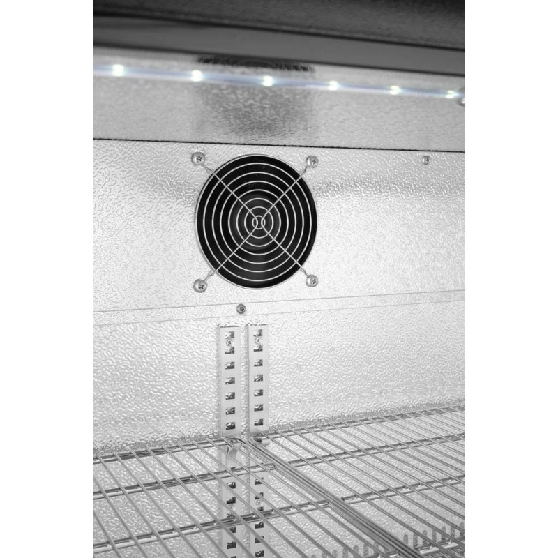 Back bar refrigerator double-door