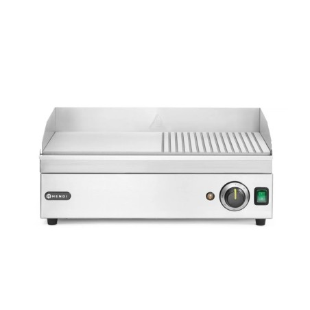 Griddle half ribbed