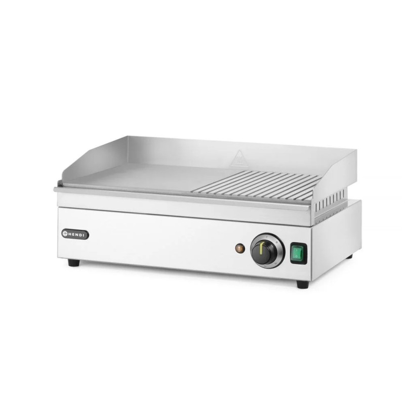 Griddle half ribbed
