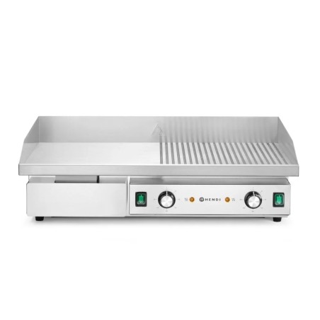 Griddle, half flat, half ribbed