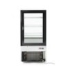 Refrigerated display cabinets with 3 slanted shelves