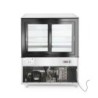 Refrigerated display cabinets with 2 shelves