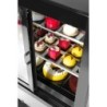 Refrigerated display cabinets with 2 shelves