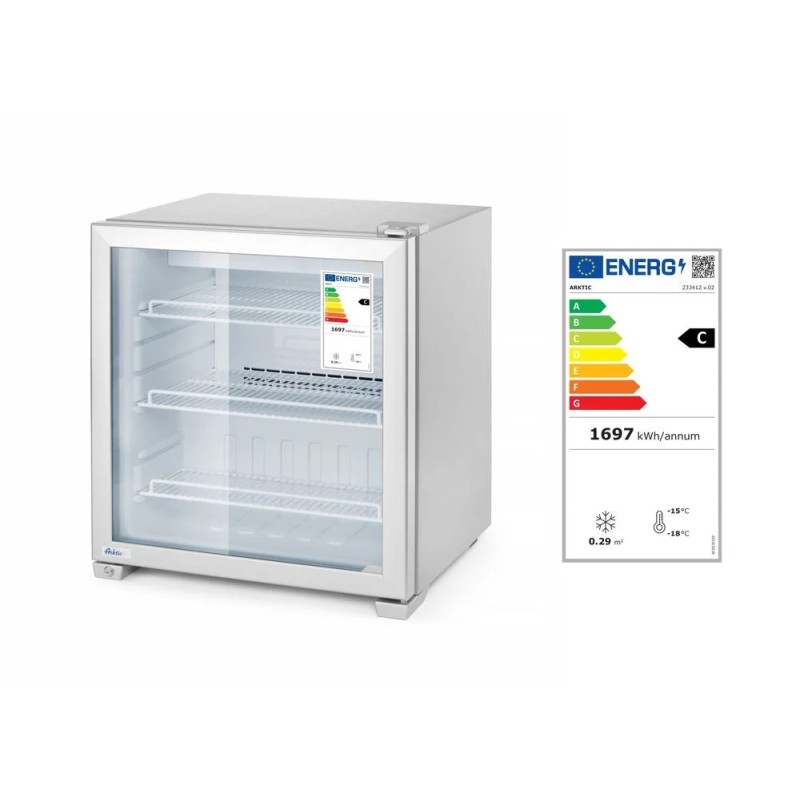 Countertop display freezer 90L