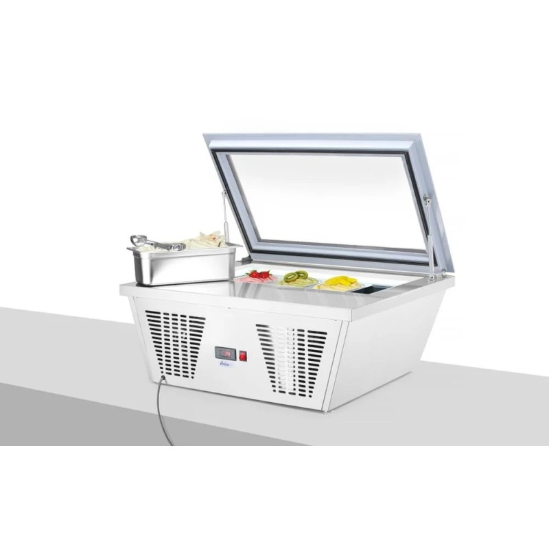 Ice cream display freezer