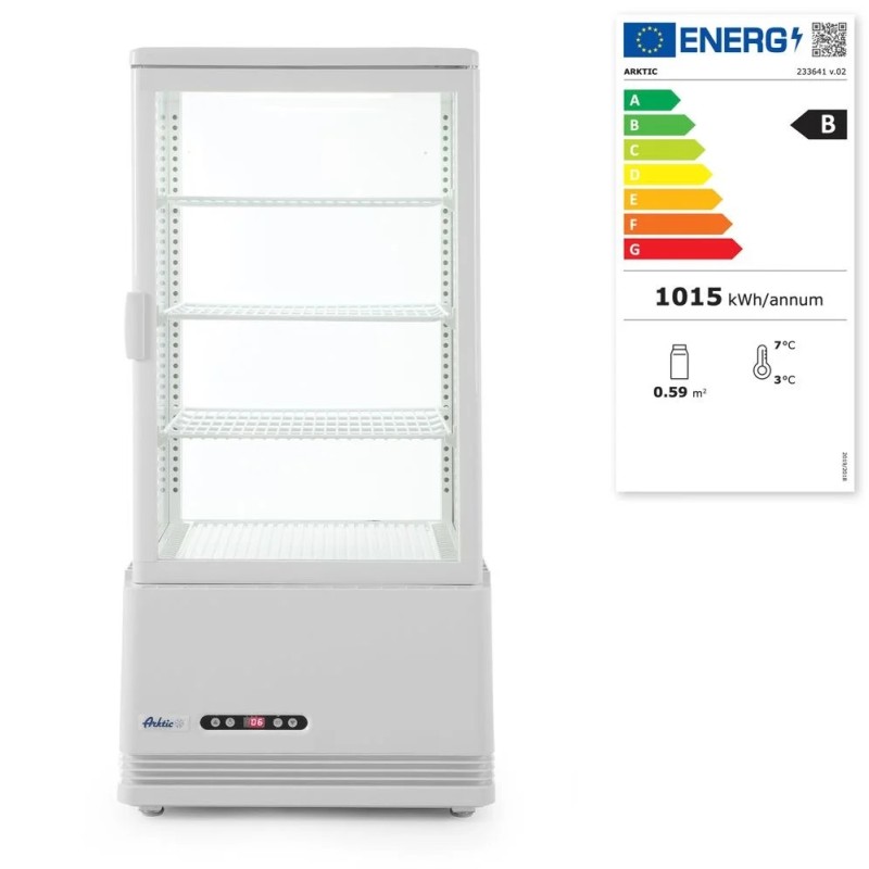 Refrigerated display cabinet, 78 l