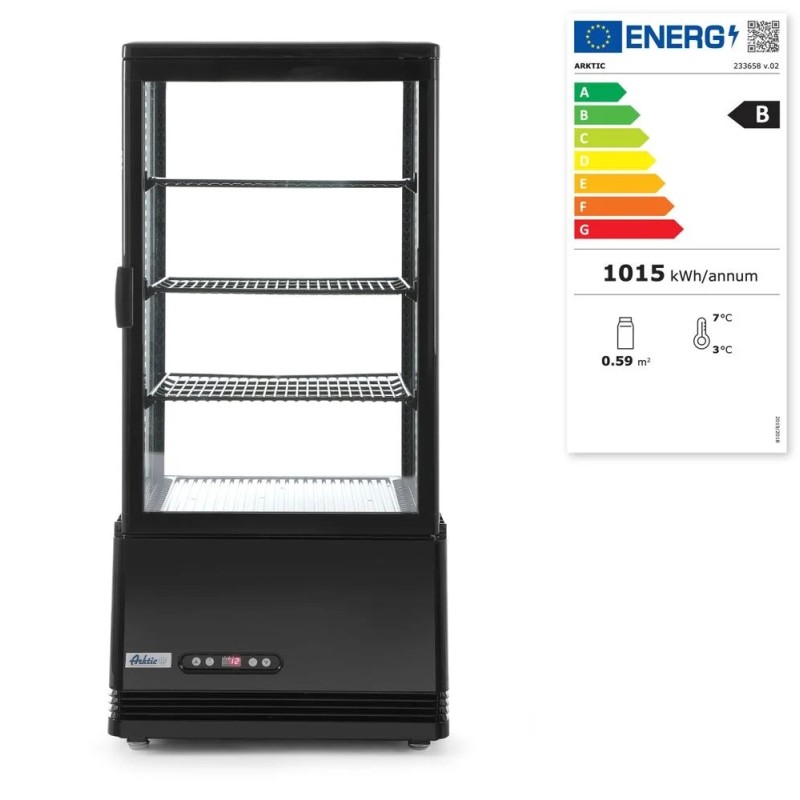 Refrigerated display cabinet, 78 l