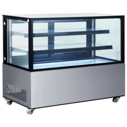 Refrigerated display cabinets with 2 shelves