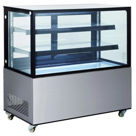 Refrigerated display cabinets with 2 shelves