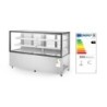 Refrigerated display cabinets with 2 shelves