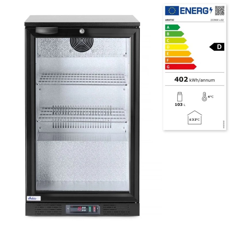 Back bar refrigerator single-door