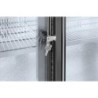 Back bar refrigerator with double sliding doors