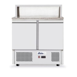 Two door pizza counter 300L
