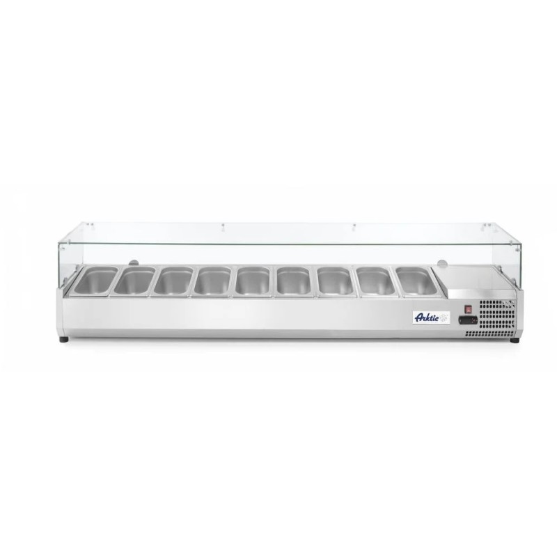 Aufsatz-Kühlvitrine Gastronorm 1/3