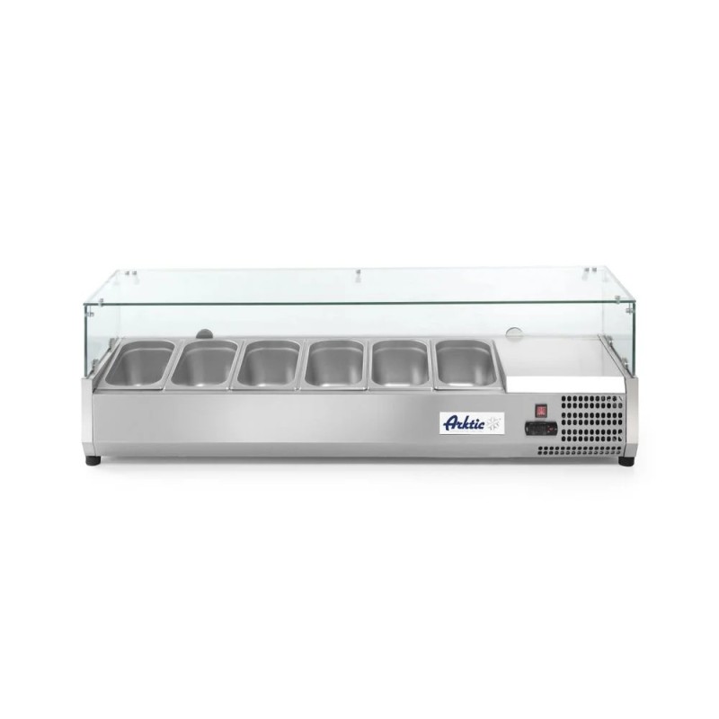 Aufsatz-Kühlvitrine Gastronorm 1/3