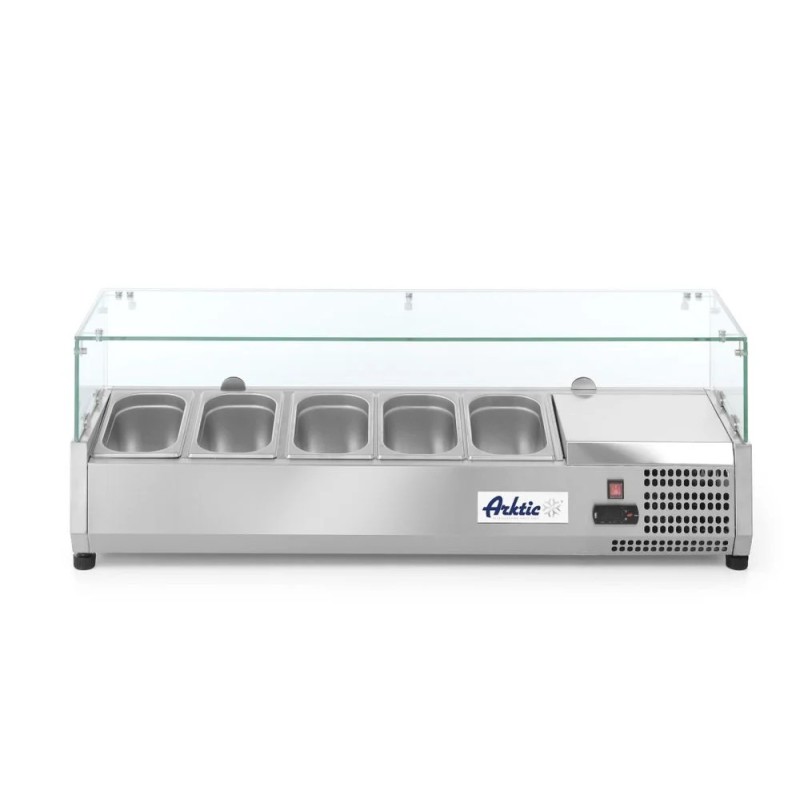 Aufsatz-Kühlvitrine Gastronorm 1/4