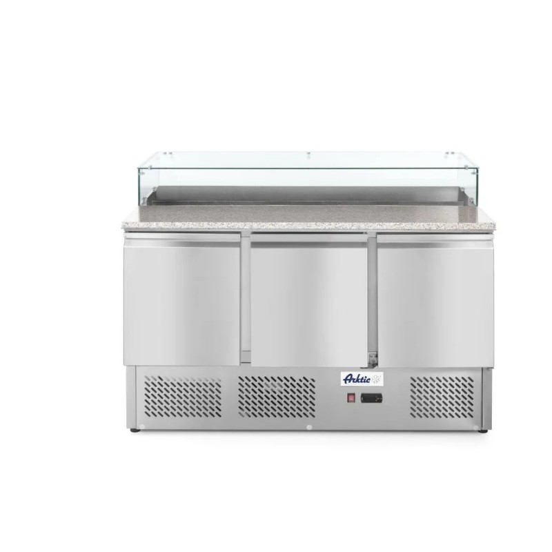 Pizzatisch, dreitürig 380L