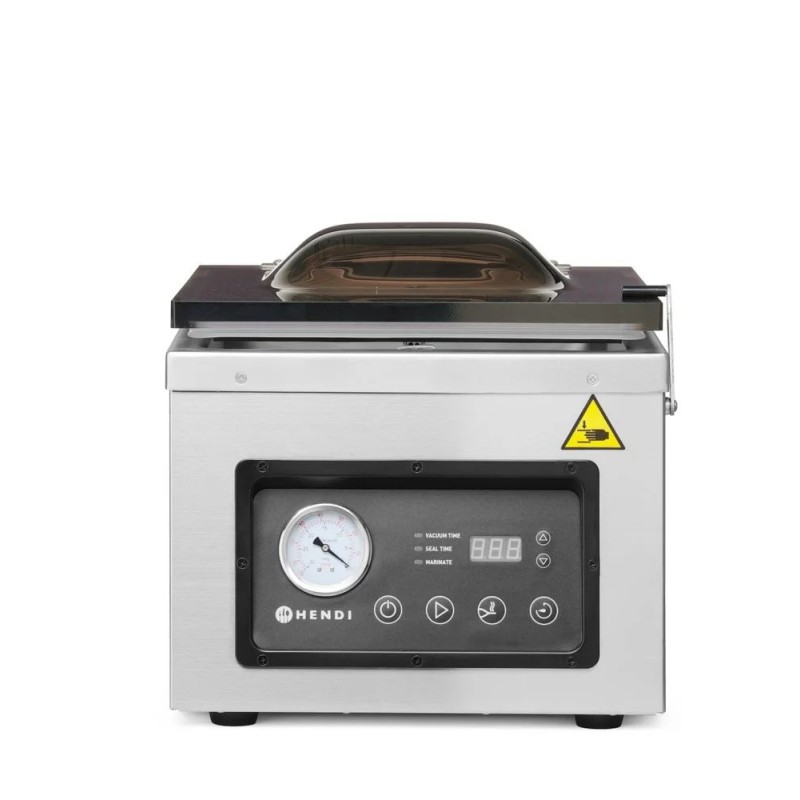 Vacuum chamber packaging machine