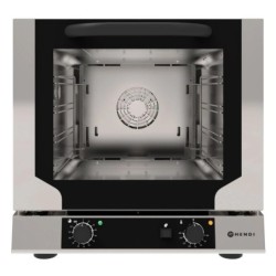Convection oven compact with humidification